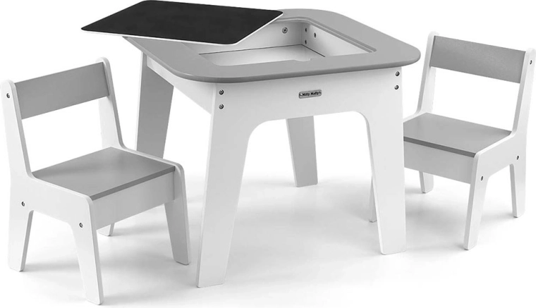 Verborgen opbergruimte onder het blad