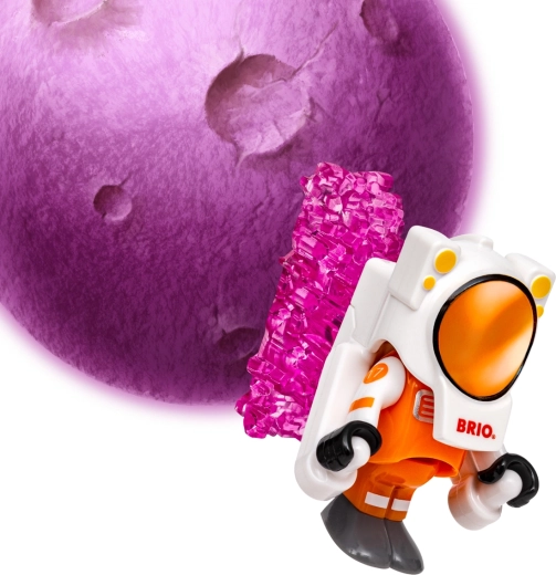 Astronaut op ruimtemissie
