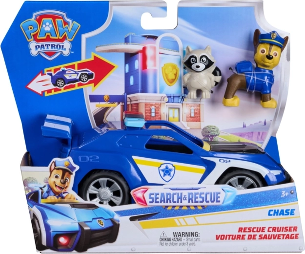 PAW Patrol reddingsvoertuig van Chase met figuren