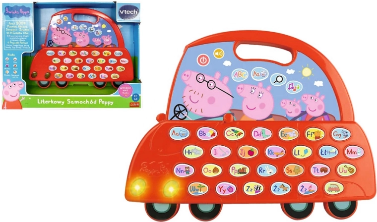 Peppa Pig – interactief autootje met letters