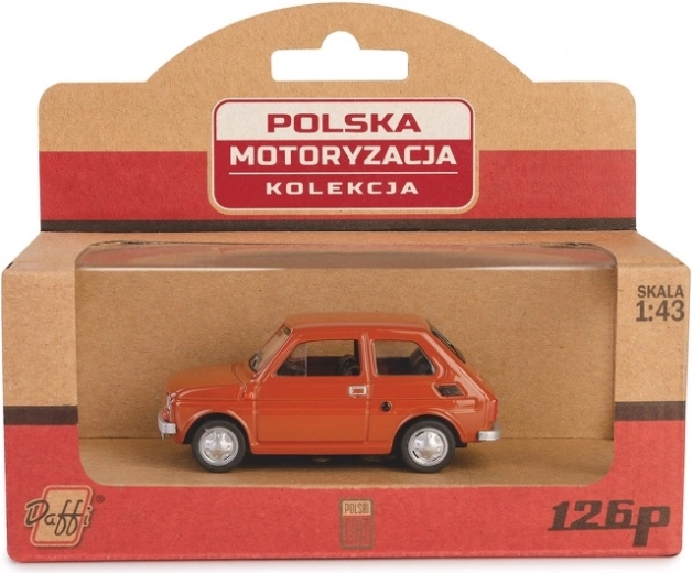 Automodel FIAT 126p PRL bruin 1:43