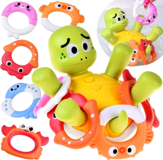 Interactieve badschildpad met waterfontein