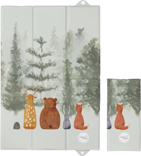 Ceba Baby reisverschoonmatje basic forest companions 60 × 40 cm
