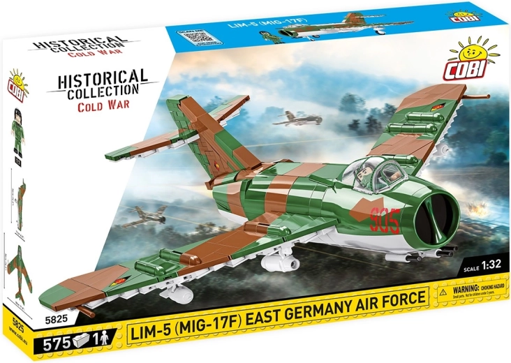 Cobi MiG-17F (LIM-5) vliegtuig van de Oost-Duitse luchtmacht 1:32