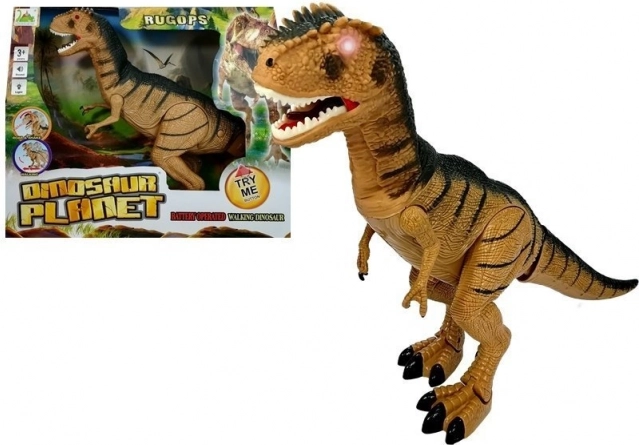 Interactieve dinosaurus RUGOPS met beweging, geluiden en licht