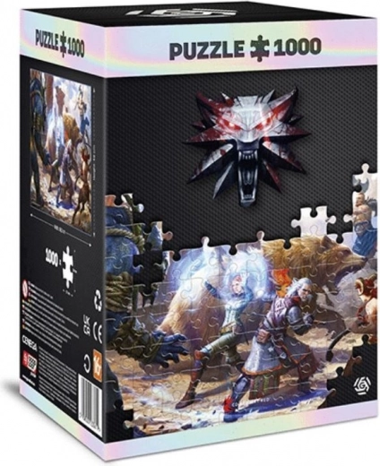 Puzzle GOOD LOOT The Witcher – Geralt en Triss in gevecht 1000 stukjes