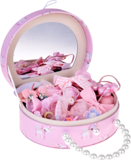 Geïntegreerd spiegeltje voor eenvoudig kammen