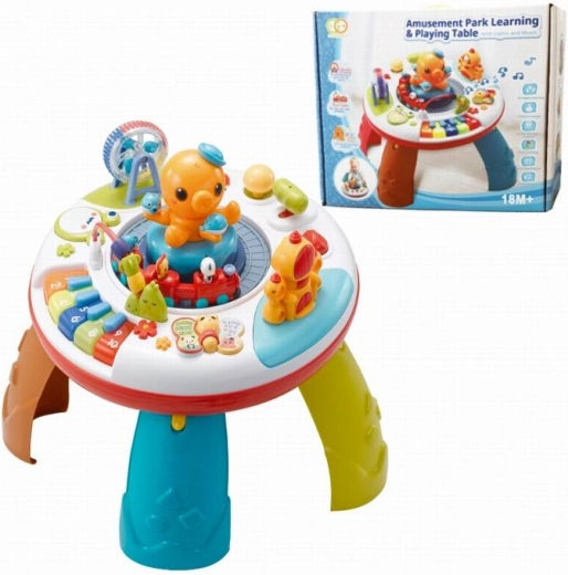 Interactief octopustafeltje met treintje en pianootje