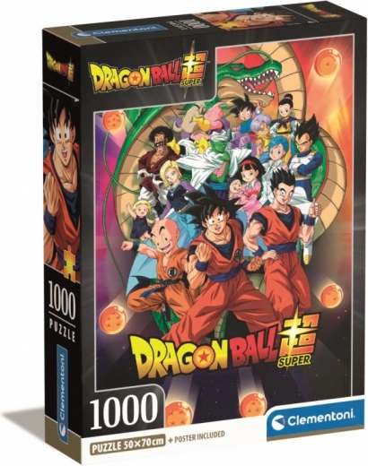 Clementoni puzzel 1000 stukjes – Anime DRAGON BALL Compact