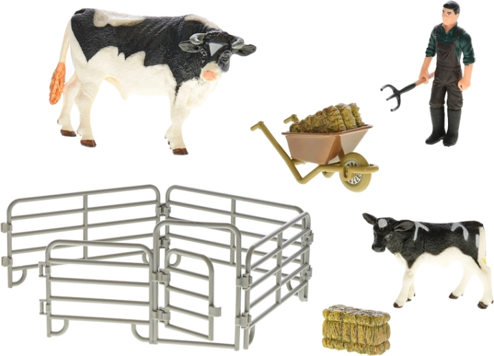 Realistische boerderij met accessoires