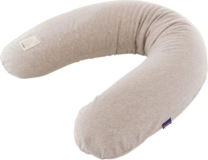 Träumeland hoes voor elastisch voedingskussen beige gemêleerd