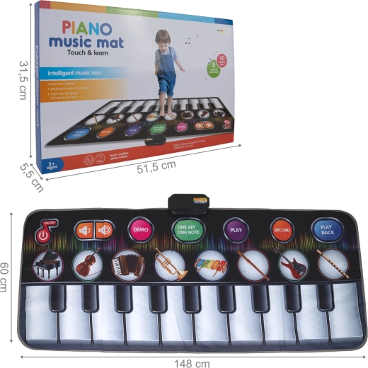 interactieve muziekmat – instrumenten