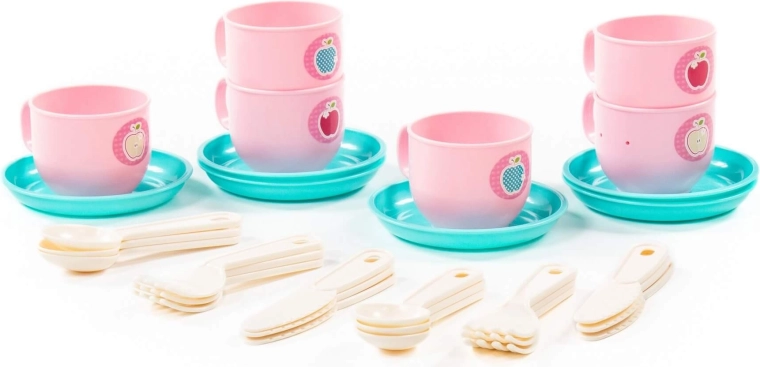 Set om te spelen met serveren voor 6 personen