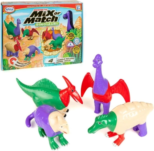 Magnetische dinosaurussen MalBlo – creatieve bouwset voor kinderen
