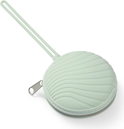 BabyOno siliconen fopspeenhoesje met rits, mint 0m+