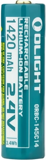 Oplaadbare batterij OLIGHT 14500 2,4 V 1420 mAh voor i5R