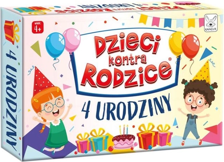 Kinderen tegen ouders – Verjaardag (spel met prentenraadsels) 4+
