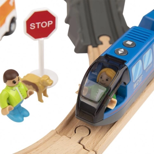 Elektrische trein met geluidseffecten