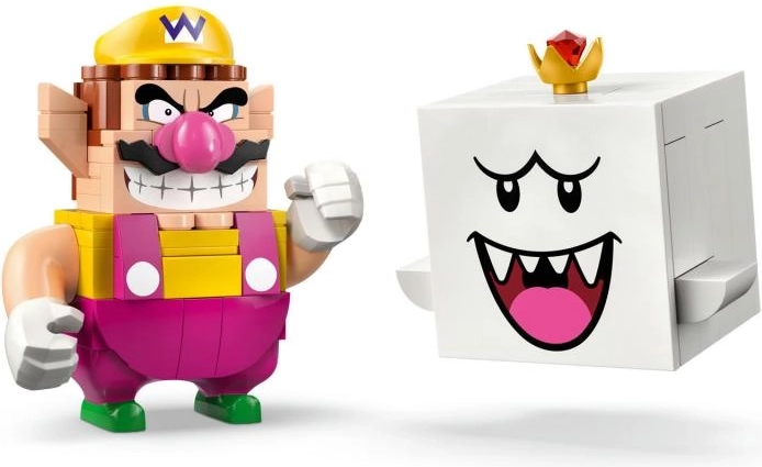 Iconische personages Wario en King Boo