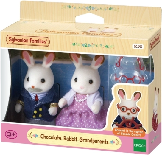 Sylvanian Families grootouders van konijnen met chocoladeoortjes