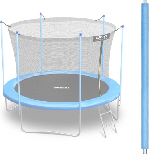 Bovenste paal voor trampoline met binnennet 6 ft blauw Neo‑Sport