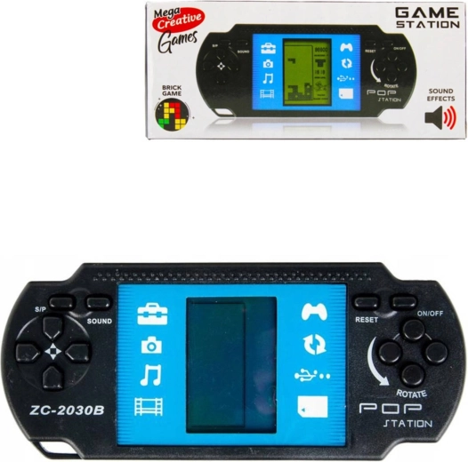 Mega Creative retro digitale Tetris Brick Game met geluid