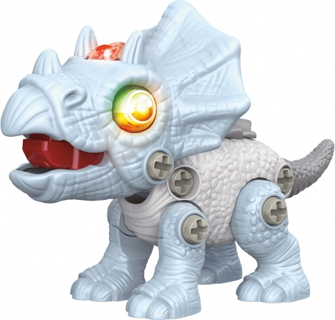 Dino schroefbare triceratops met effecten 13 cm