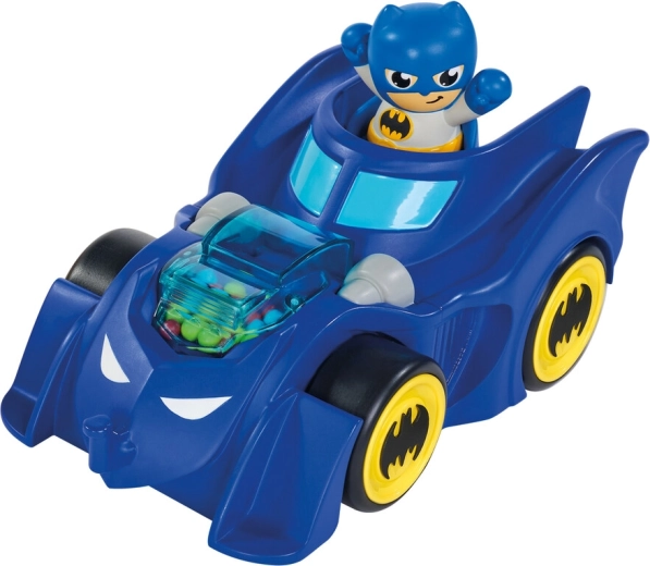 Batman en Robin + rammelaar op de motorkap