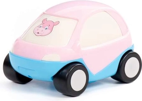 Vrolijk autootje Happy biggetje