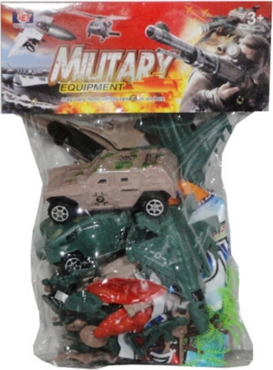 Set militaire figuren met opvouwbare speelmat