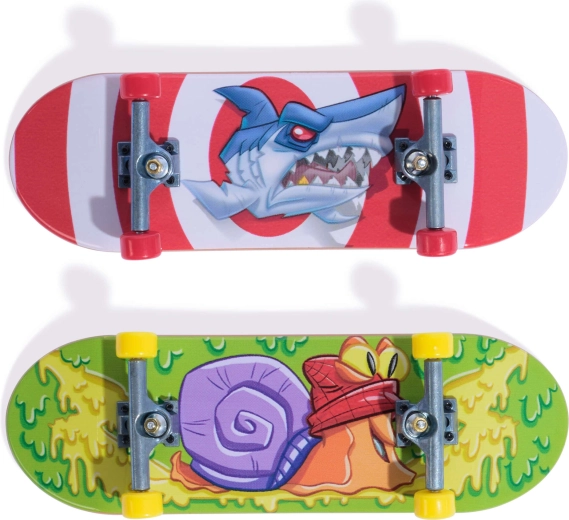 Realistische details zoals bij een echte skateboard