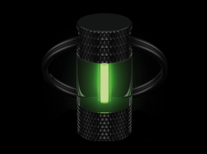 Böker Plus Mini Glow sleutelhanger zonder batterij groen