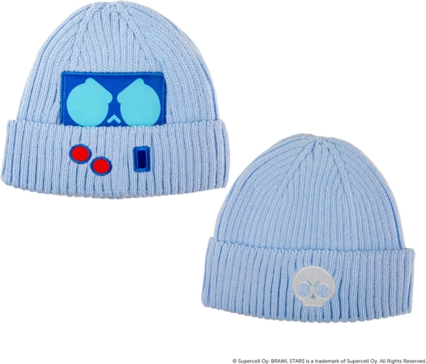 Warme geribde tricot en omgeslagen rand