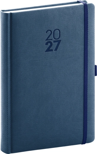 Notique dagelijkse agenda Diamante 2027 blauw 15 × 21 cm