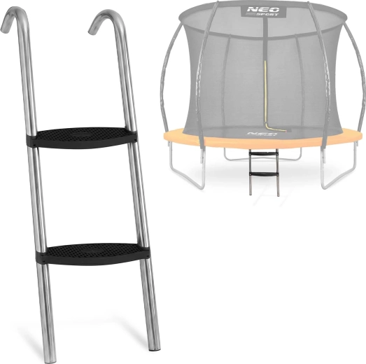 Neo-Sport ladder voor trampoline 6–8 ft (183–252 cm), 2 treden