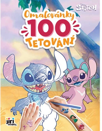 Kleurboek en 100 tattoos Lilo & Stitch