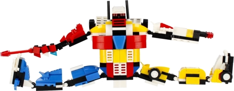 Kleurige onderdelen en gedetailleerde look