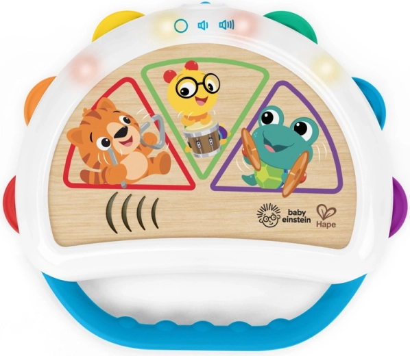 Baby tamboerijn Tap & Shake Magic Touch van Baby Einstein en Hape