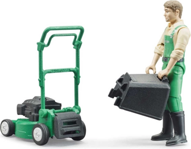 Grasmaaier met afneembare opvangbak
