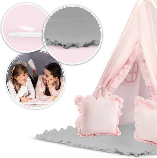 Comfortabele antislipmat + 2 kussens