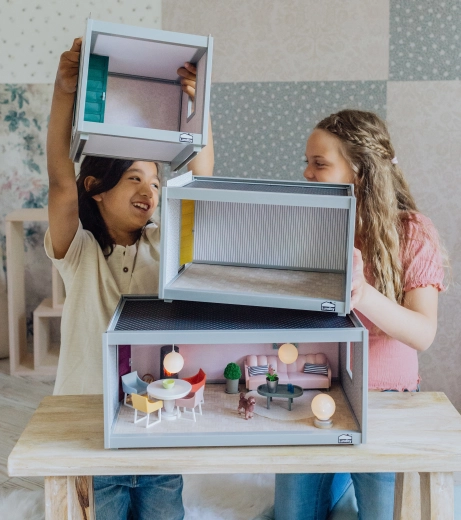 Eenvoudig te combineren met Lundby-poppenhuizen en inrichting