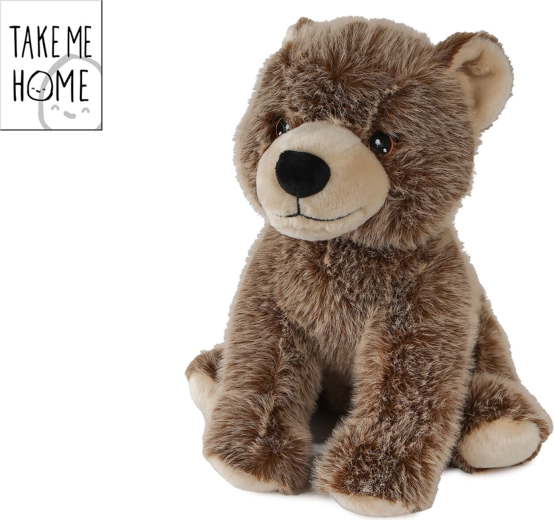 Zittende pluchen beer Take Me Home 30 cm