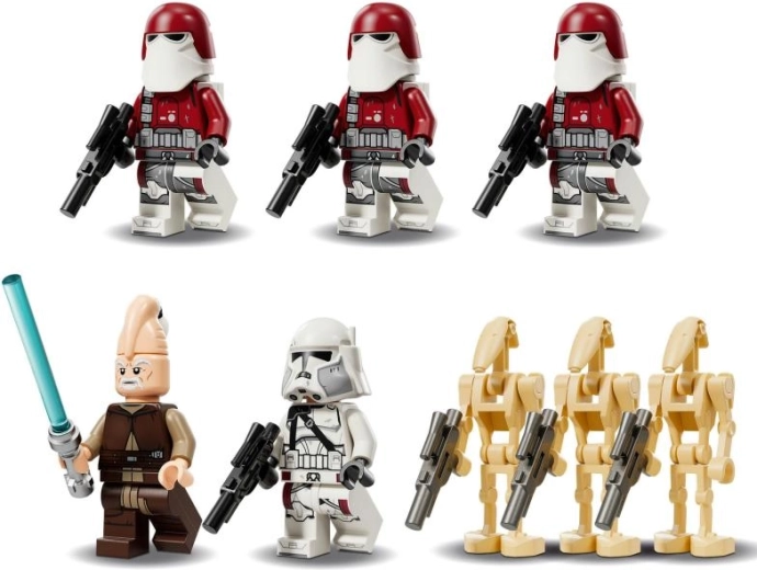 Rijke selectie minifiguren en droids