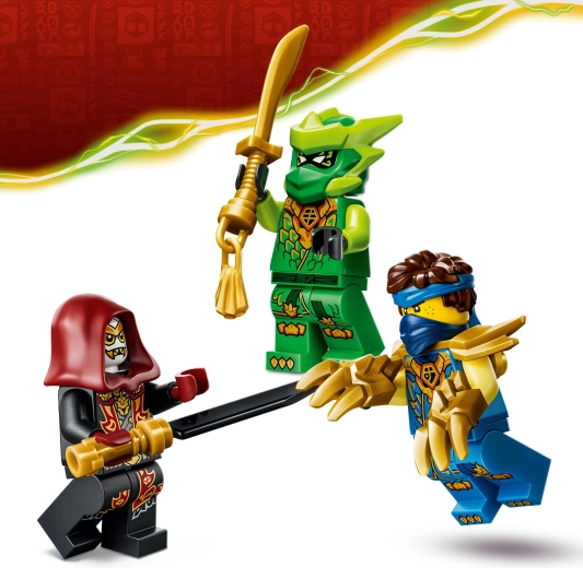 Drie NINJAGO-minifiguren