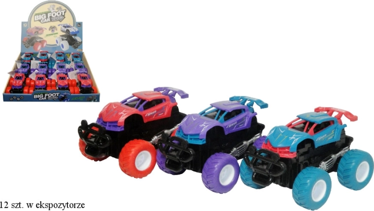 Terreinwagen met frictieaandrijving die verandert in een robot - 1 stuk