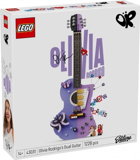 LEGO Editions Music dubbele gitaar van Olivia Rodrigo