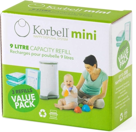 Vervangende navulling voor Luieremmer Mini