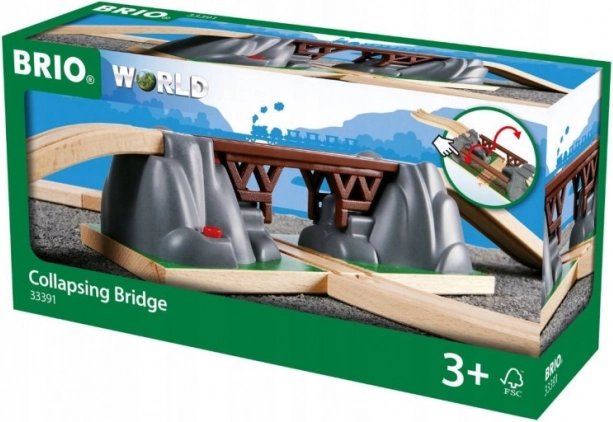 Brug met vallende deuren
