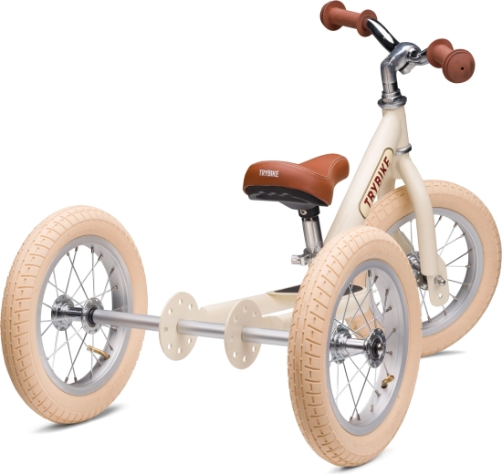 2-in-1: driewieler om te starten, loopfiets voor balans