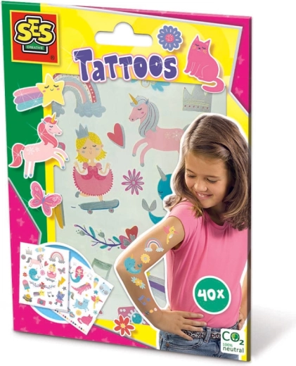 SES tatoeages voor meisjes 40 stuks